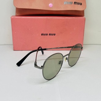 MIU SİYAH ÇERÇEVE ŞEFFAF CAM