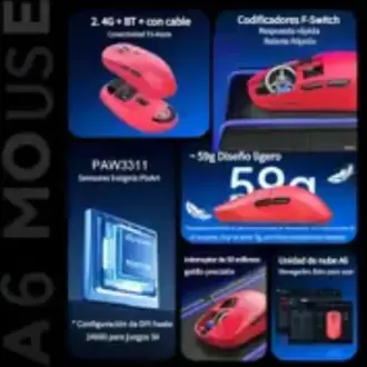 Freewolf A6 Kablosuz Oyuncu Mouse