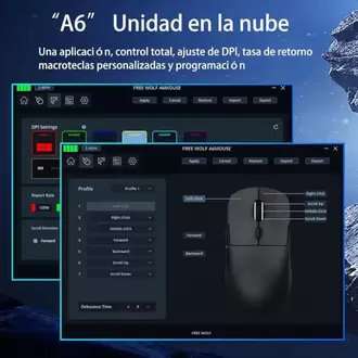 Freewolf A6 Kablosuz Oyuncu Mouse