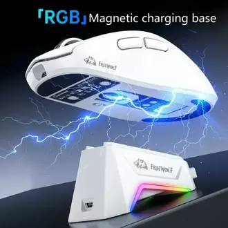 Freewolf A7 Kablosuz Dijtal Ekranlı Oyuncu Mouse