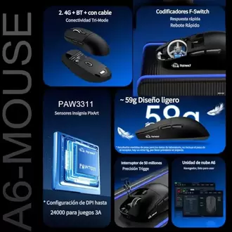 Freewolf A6 Kablosuz Oyuncu Mouse