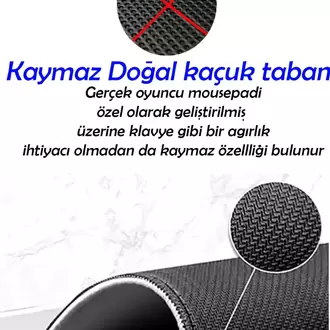 90X40 XXL Kaymaz Taban Baskılı MousePad