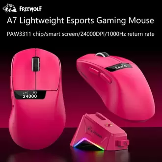 Freewolf A7 Kablosuz Dijtal Ekranlı Oyuncu Mouse