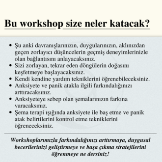 Şema Terapi Işığında Anksiyete ve Panik Atak İle Başa Çıkma