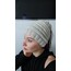 El Örgüsü Bej Boyunluk Atkı-Ponytail Beanie