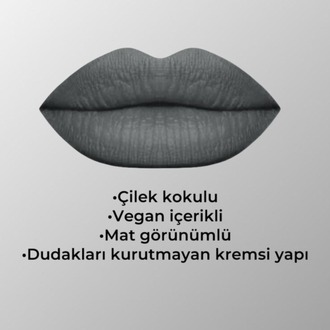 QuartzDuo Gri Likit Mat Ruj & Far 6ml