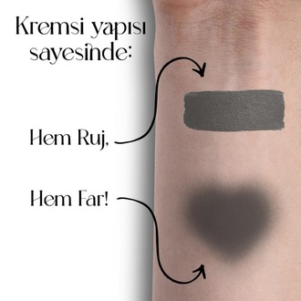 QuartzDuo Gri Likit Mat Ruj & Far 6ml