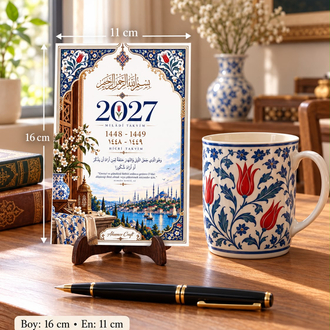 2027 Miladi-Hicri Osmanlıca takvim(ön satış)