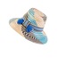 AiA Blue&Beige tassel hat.(AiA Bej&Mavi püsküllü Şapka)