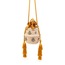 Caramel Queen Bee Basket Bag (Karamel Kraliçe Arı Sepet Çanta)