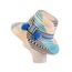 AiA Blue&Beige tassel hat.(AiA Bej&Mavi püsküllü Şapka)