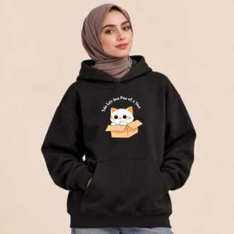 CAT IN THE BOX — Premium Oversize Hoodie