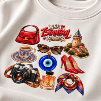 ISTANBUL WISHLIST — Premium Oversize Sweatshirt