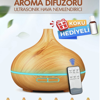 Büyük 550 Ml Hava Nemlendirici Ultrasonik Oda Nemlendirici Işıklı Zamanlayıcılı