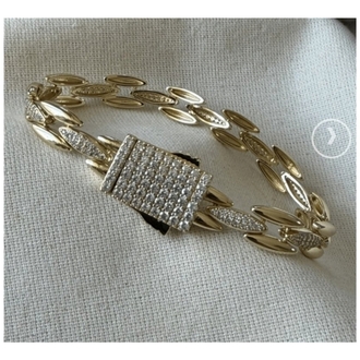 Xupink 
VIP 14K Taşlı Arpa Model Gurmet Bileklik

