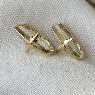 Xupink VIP 14K Yıldız Figürlü Küpe
