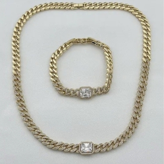 Xupink Taşlı Set