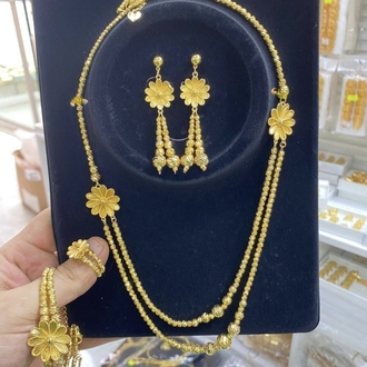 Altin Kaplama Gül Bahçesi Takımi
