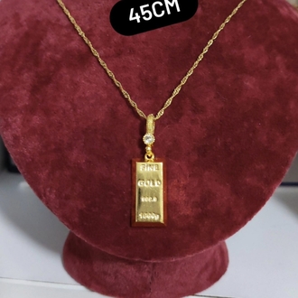 22Ayar Gram Kolye/45cm