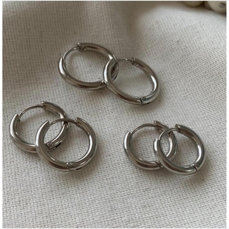 Çelik Silver Küpe