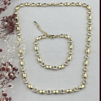 Xupınk Taşlı Set 
