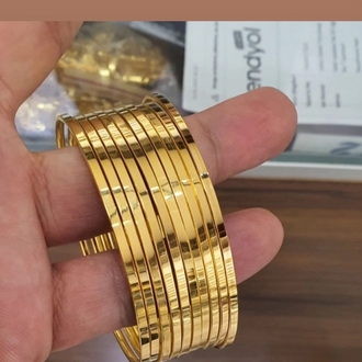 22Ayar Düz Ajda Bilezik