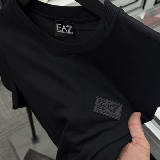 EA7 Basic Logo Premium Yeni Sezon Mağaza Modeli Tişört %100 Cotton