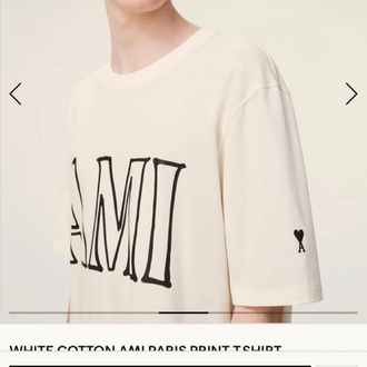 Ami Paris Premium Tişört %100 Cotton 