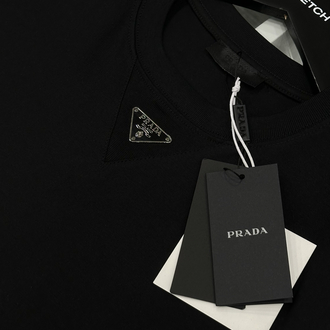 Prada Premium Orta Logo Tişört