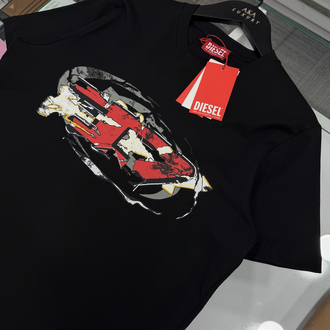 Diesel Premium Yeni Sezon Mağaza Modeli Tişört %100 Cotton 