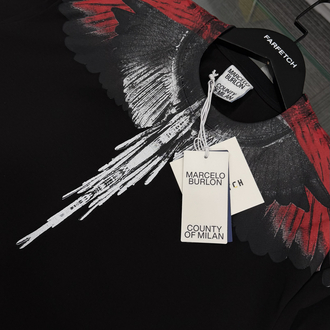 Marcelo Burlon Premium Tişört %100 Cotton 