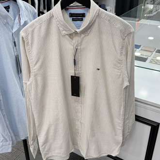 T.Hilfiger %100 Ham Keten Premium Gömlek