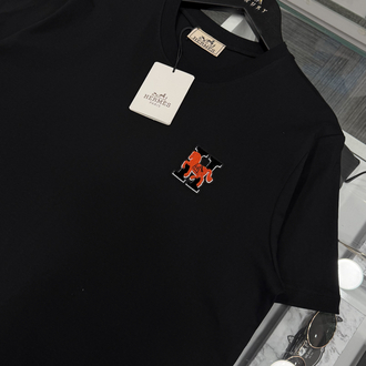 Hermes Premium İthal Logo Yeni Sezon Tişört %100 Cotton 