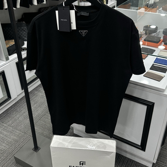 Prada Premium Orta Logo Tişört