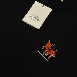 Hermes Premium İthal Logo Yeni Sezon Tişört %100 Cotton 