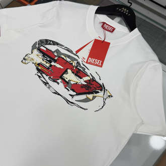 Diesel Premium Yeni Sezon Mağaza Modeli Tişört %100 Cotton 