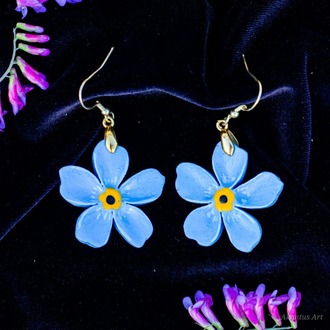 Unutmabeni Çiçeği KÜPE (Myosotis scorpioides)