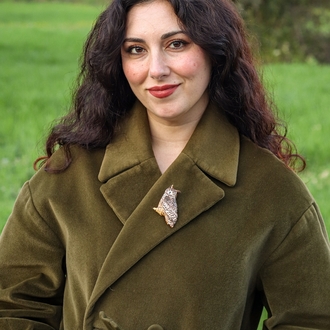 Puhu Baykuşu BROŞ (Bubo bubo)