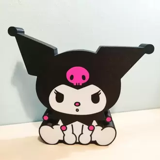 3D Kuromi Masa Aksesuar 24*22*3 3d Baskı