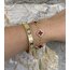 Çelik Van Cleef Marka Model Bordo Bileklik 