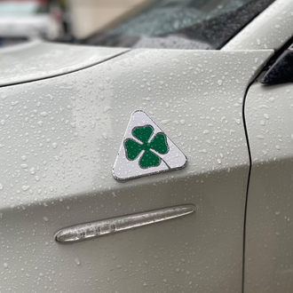 Alfa Romeo Beyaz Çamurluk Yoncası Seti
