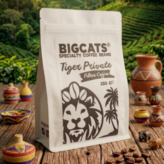 Bigcats Tiger Private Blend Filtre/Çekirdek Kahve 250/500/1000 Gr