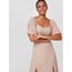 Alleggria Jessica Pembe Minik Çiçekli Elbise E64808
