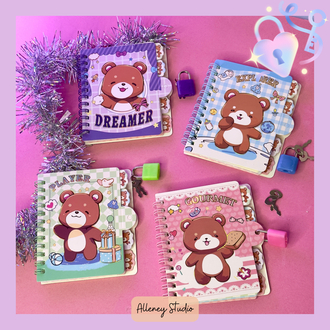 Kilitli Bear Defter