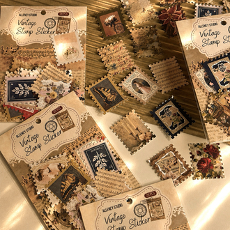 Vintage Stamp Sticker 