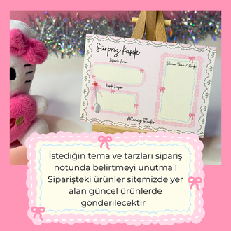 Sürpriz Kaşık Kırtasiye Temalı