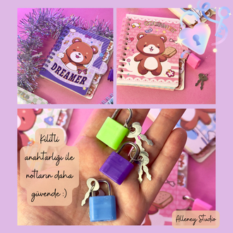 Kilitli Bear Defter