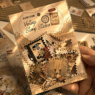 Vintage Stamp Sticker 