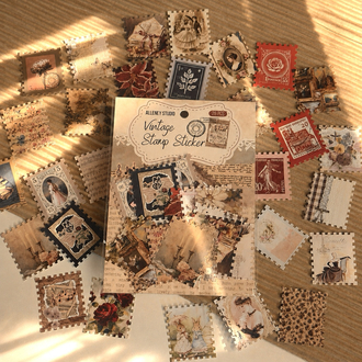 Vintage Stamp Sticker 