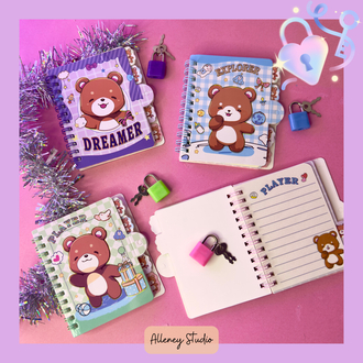 Kilitli Bear Defter